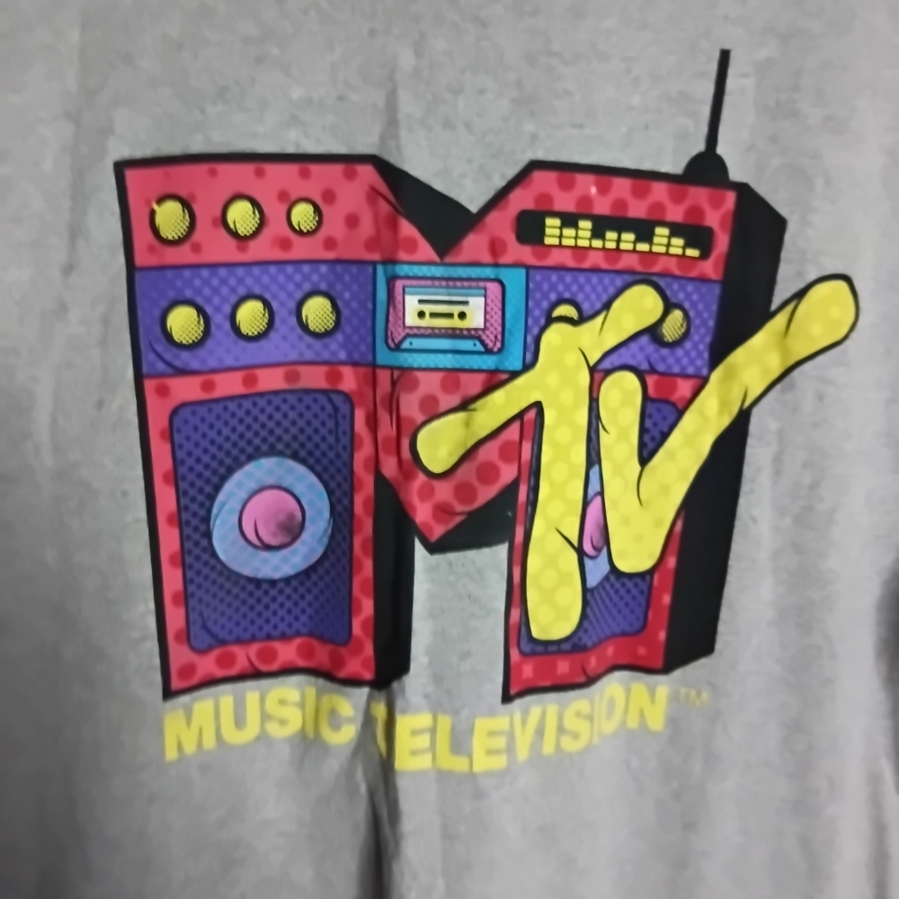 MTV Boombox Logo Graphic Tee XL